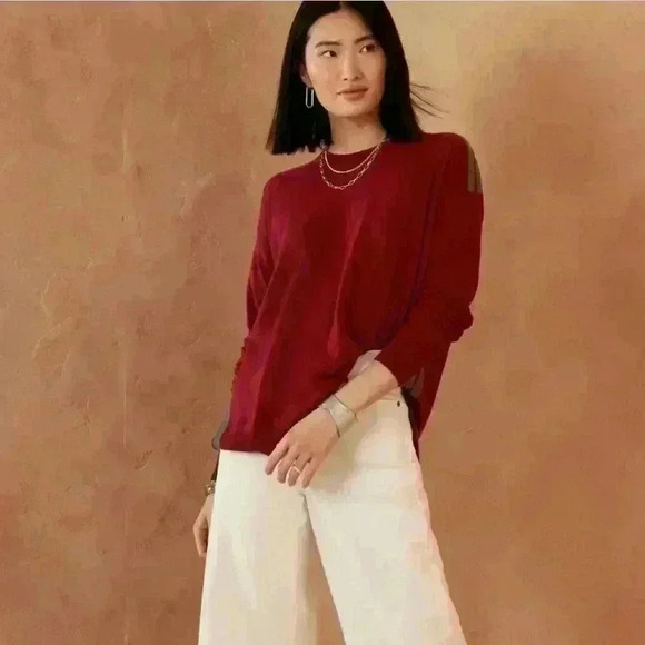 Banana Republic Oversized Racer Striped Sweater - Picture 8 of 12